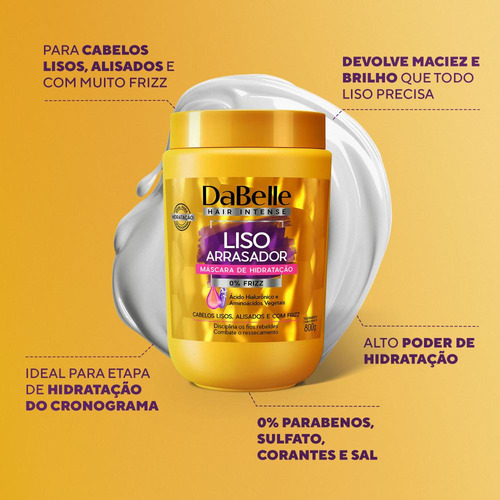 Dabelle Kit Defrizante 4 Produtos - Liso Arrasador