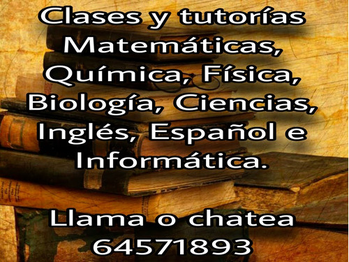 Clases Y Tutorías A Domicilio 