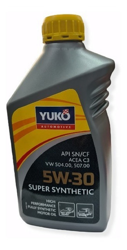 Aceite 5w-30 Super Synthetic Yuko 1l