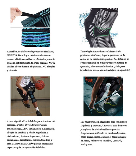 Rodillera Elástica De Compresión Para Deportes Correr