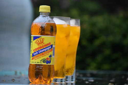 Cola Fruit Champagne Tropical Flavor - 4 Botellas (20 Oz Líq