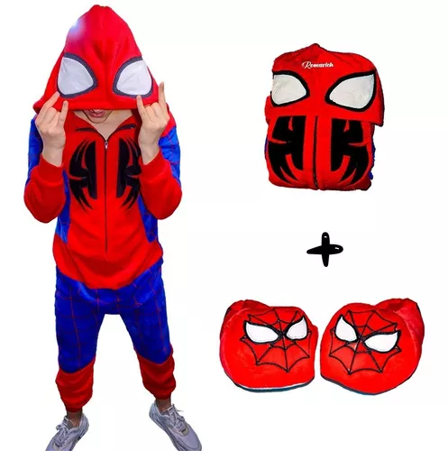Pijama Térmica De Spiderman Hombre Adultos