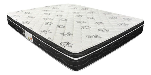 Box Baú Com Colchão Molas Ortobom Physical Nanolastic Casal Cor Branco
