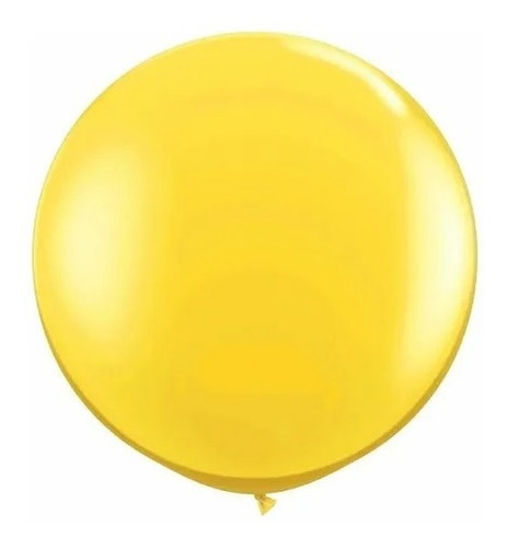 Balão Bexiga Big 250 - Amarelo - 1 Unidade - Art Latex