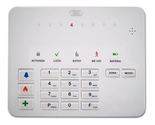 Imagen 3 de 7 de Kit Alarma X-28 Domiciliaria Full N8z Con Luz De Emergencia