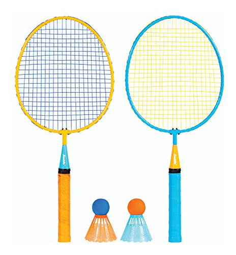 Badminton Racket Set - Smashminton, Oversize - 2 Player...