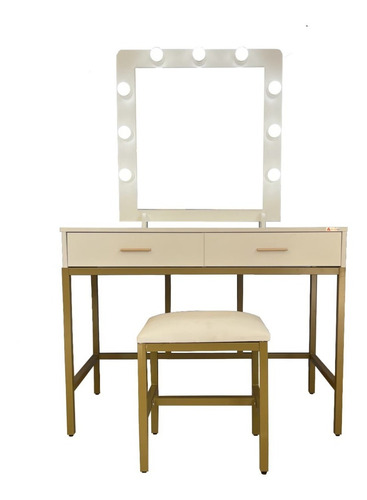 Tocador Hollywood Classic Con Luces Led Web-d9007
