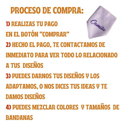 Vulpez Kit D 3 Bandanas Perro Personalizada Paliacate Collar