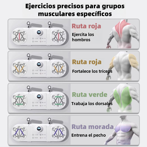 Barras Push Up Tabla Para Lagartijas Ajustable Cronometro