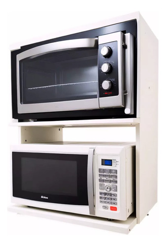 Nicho Microondas E Forno Susporte Suspenso Filtro Decor Mdf