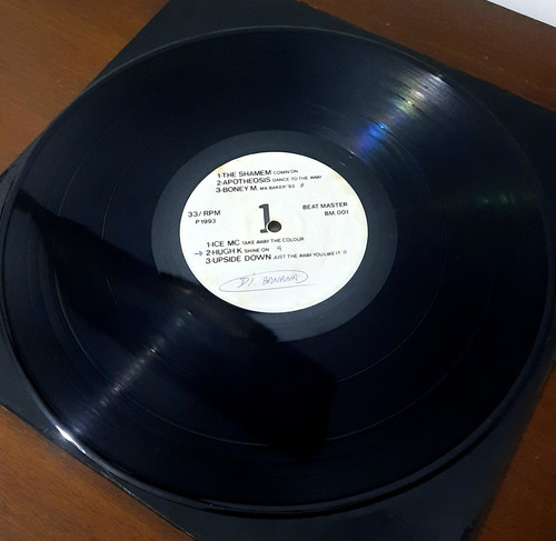Lp Beat Master 1 - Ice Mc, The Shamem, Apotheosis, Boney M (Usado)