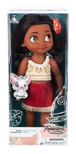 Moana Muñeca Animators Coleccion Disney 42 Cm Original