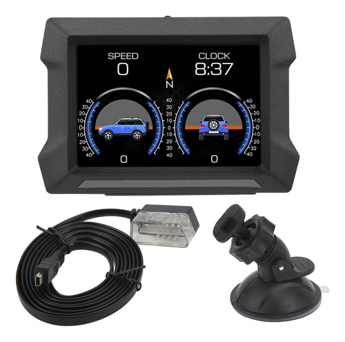 Pantalla Gps Universal Hud Obd2 Para Coche Con Medidor De Pe