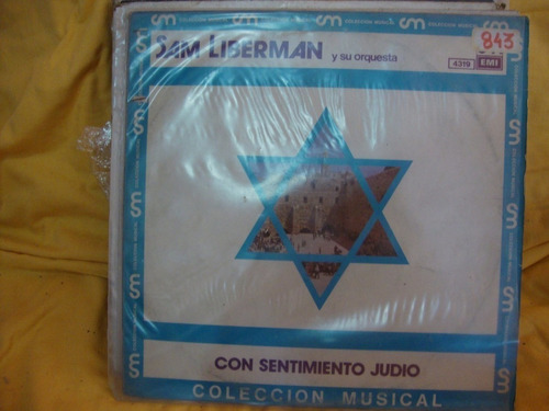 Vinilo Sam Liberman Con Sentimiento Judio O2