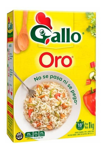 Pack X 6 Unid. Arroz  Oro Estuche 1 Kg Gallo Pro