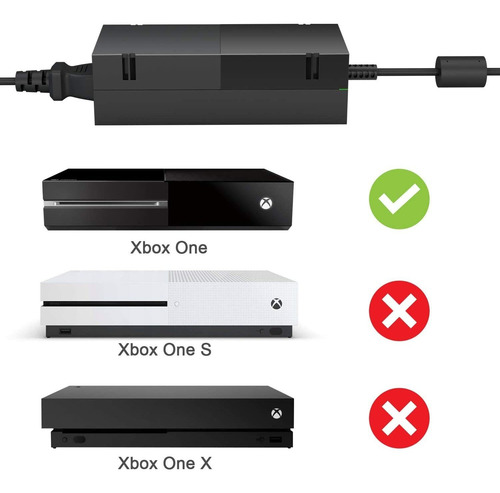 Imagen 2 de 8 de Fuente De Alimentación Para Xbox One, Cable De Ladrillo Adap