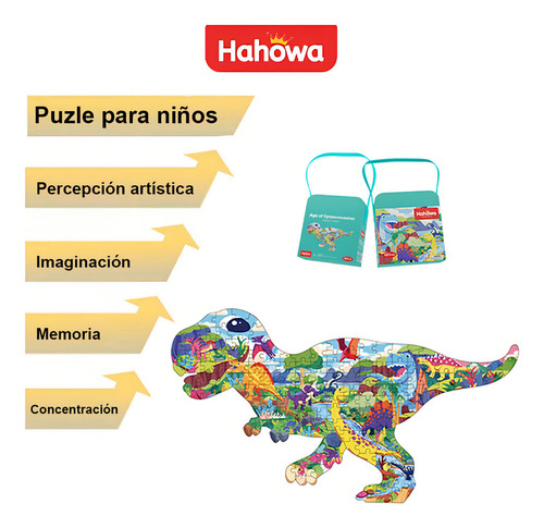 Quebra-cabeça De Dinossauros E Animais - Brinquedos