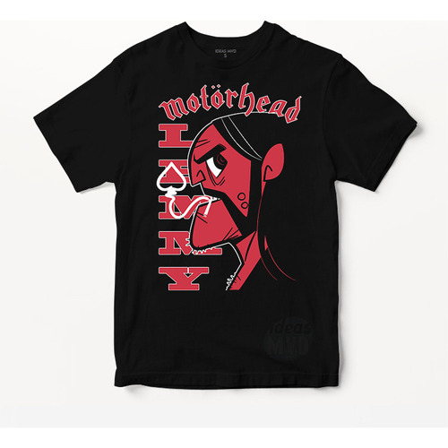 Remera Motorhead Lemmy (negra:) Ideas Mvd