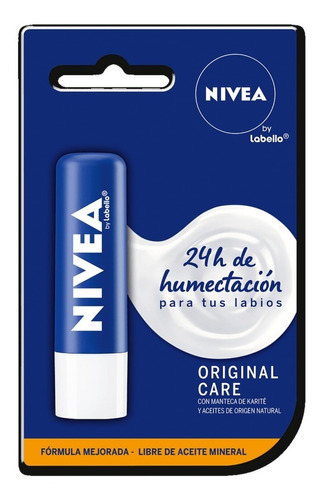 Protector Labial Nivea By Labello Original Care Invisible