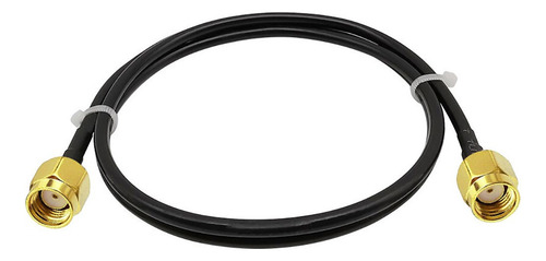 Cabo Pigtail 50cm Sma Macho Reverso + Sma Macho Reverso