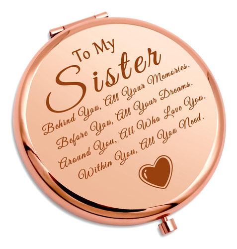 Presentes Brothers Compact Makeup Mirror Presentes Para