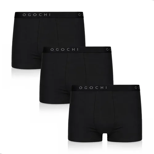 Kit 3 Cuecas Boxer Masculina Adulto Ogochi Algodao Premium