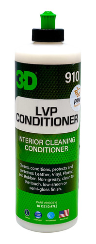 3d Lvp Conditioner Acondicionador De Piel Y Vinil 16oz.