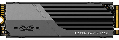 Disco Sólido M.2 2280 Ssd 2tb Silicon Power Ps5 / Pc Gamer Color Negro