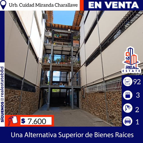 En Venta Apartamento Ubicado En La Urbanización Cuidad Miranda Primera Etapa - Charallave