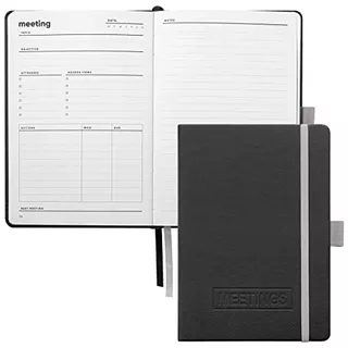 Meeting Notebook For Work With Action Items Clever Hard...