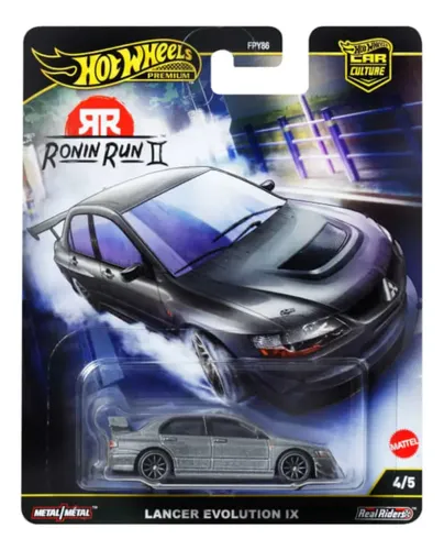 ホットウィール　ローニンランⅡ　ランサーエボリューションⅨ ×20台 Hot Wheels Premium Lancer Evolution Ix Ronin Run Prateado
