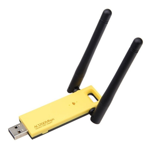 Adaptador Usb Wireless Dual Band Ac1200 5ghz 1200mbps Antena