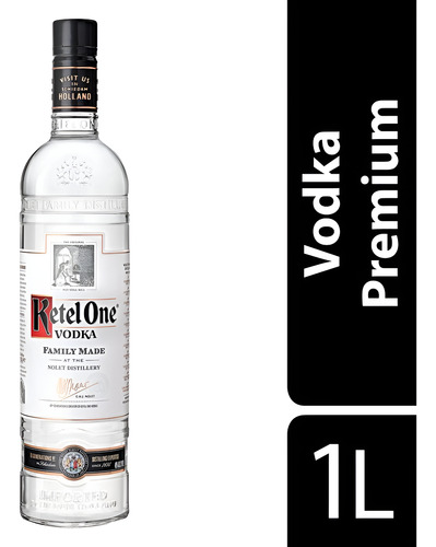Vodka Ketel One Destilada Garrafa 1 Litro