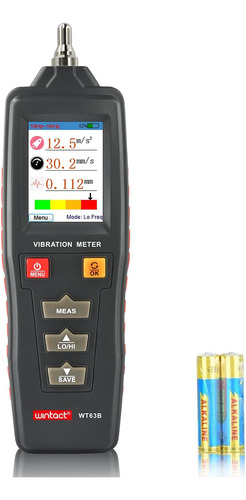 Analizador Vibracion Mecanica Mano Vibrometro Digita Wintact