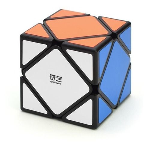 Cubo Mágico Profissional Skewb Qicheng Qiyi Stickerless Cor da estrutura Preto