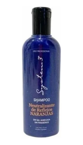 Shampoo Neutralizante De Reflejos Naranjas System 3 375ml