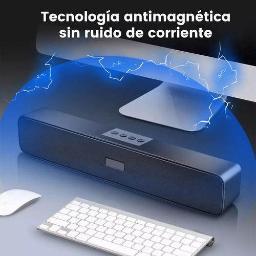 T Barra De Sonido Recargable Bocina Bluetooth Altavoz