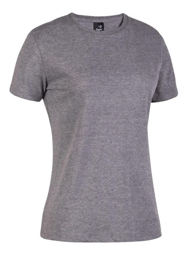 Topper Remera T-shirt Mujer Mc Wmn Básicos Gris