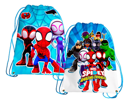 40 Dulceros Moralitos Spidey Amazing Friends Recuerdos