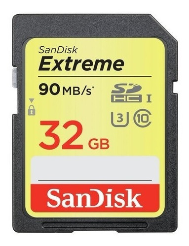 Memoria Sandisk Sd 32 Gb Clase 10 Extreme 90mbs Super Rápida