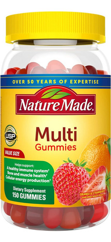 Suplemento Multivitamínico Nature Made 150 Gomitas