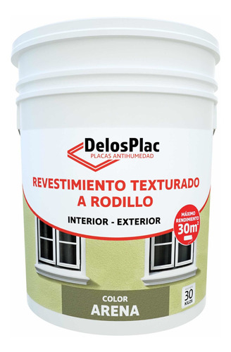 Proteccion Plastico A Rodillo Color Arena 30k