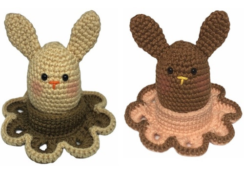 Conejo De Pascua Amigurumi Tejido A Mano Crochet