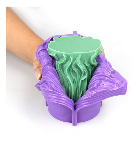 Molde De Silicona Para Maceta De Jarrón Para Cabeza De Dama