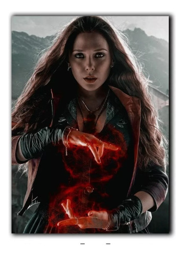 Pintura De Diamantes A4 Bruja Escarlata Wanda Maximoff 40x50