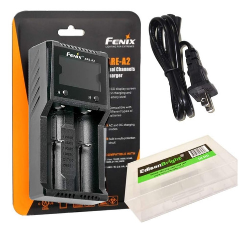 Fenix Area2 Smart Battery Charger For 21700/18650/16340...