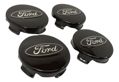 Juego X4 Taza Centro De Llanta Negro Para Ford Maverick