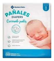 Comprar Pañales Members Mark Etapa 1 88 Pzs Indicador De Humedad
