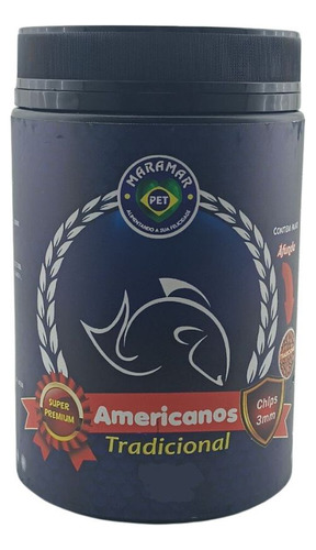 Ração Para Peixes Americanos Chips (3mm) 125g Maramar