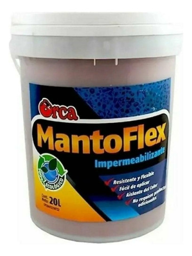 Pintura Impermeabilizante Manto Flex Verde Y Rojo Cuñete